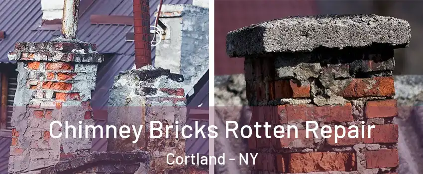  Chimney Bricks Rotten Repair Cortland - NY