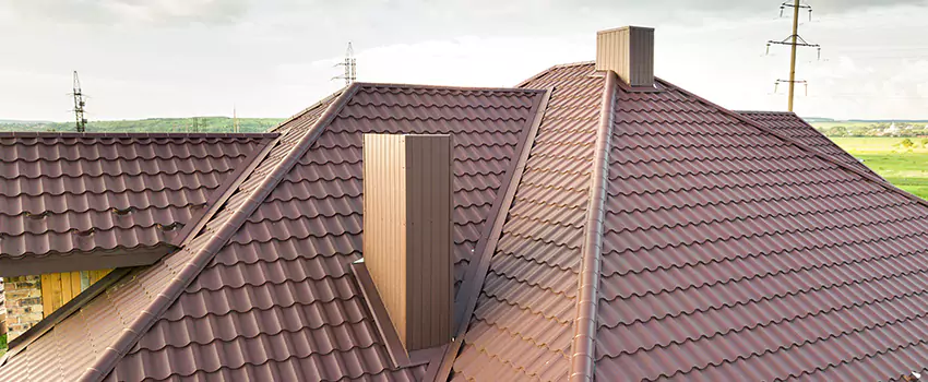 Residential Chimney Flashing Restoration in Cortland, NY