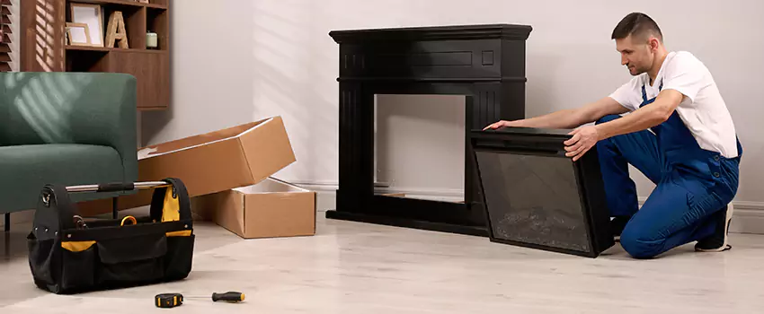 Old Rusted Metal Fireplace Repair And Replacement in Cortland, NY